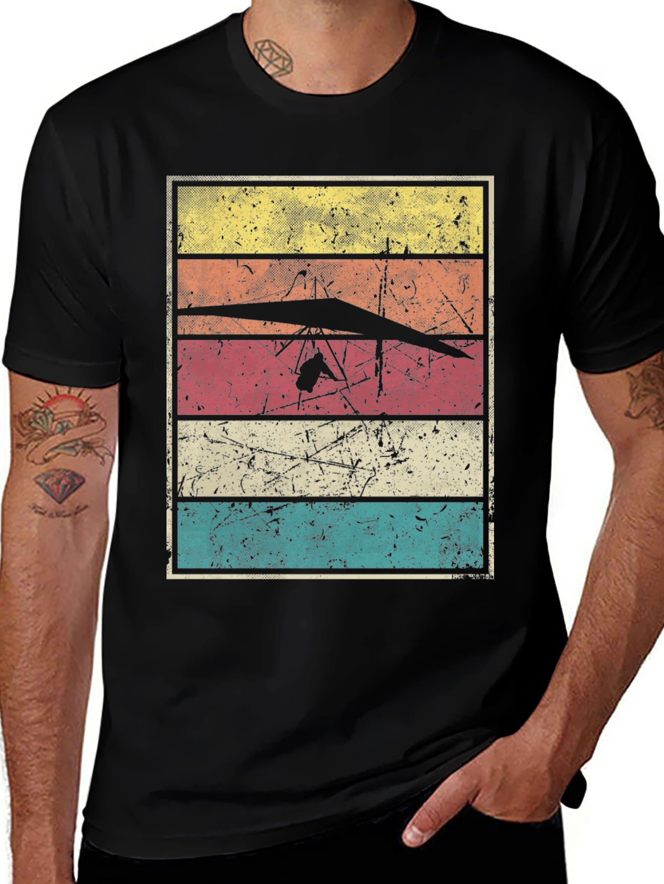 Retro Hang Gliding T-Shirt