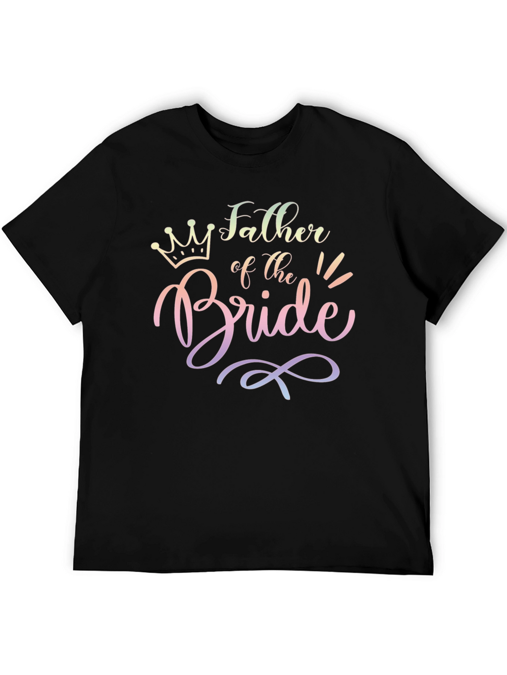Father of the Bride Black Tee
