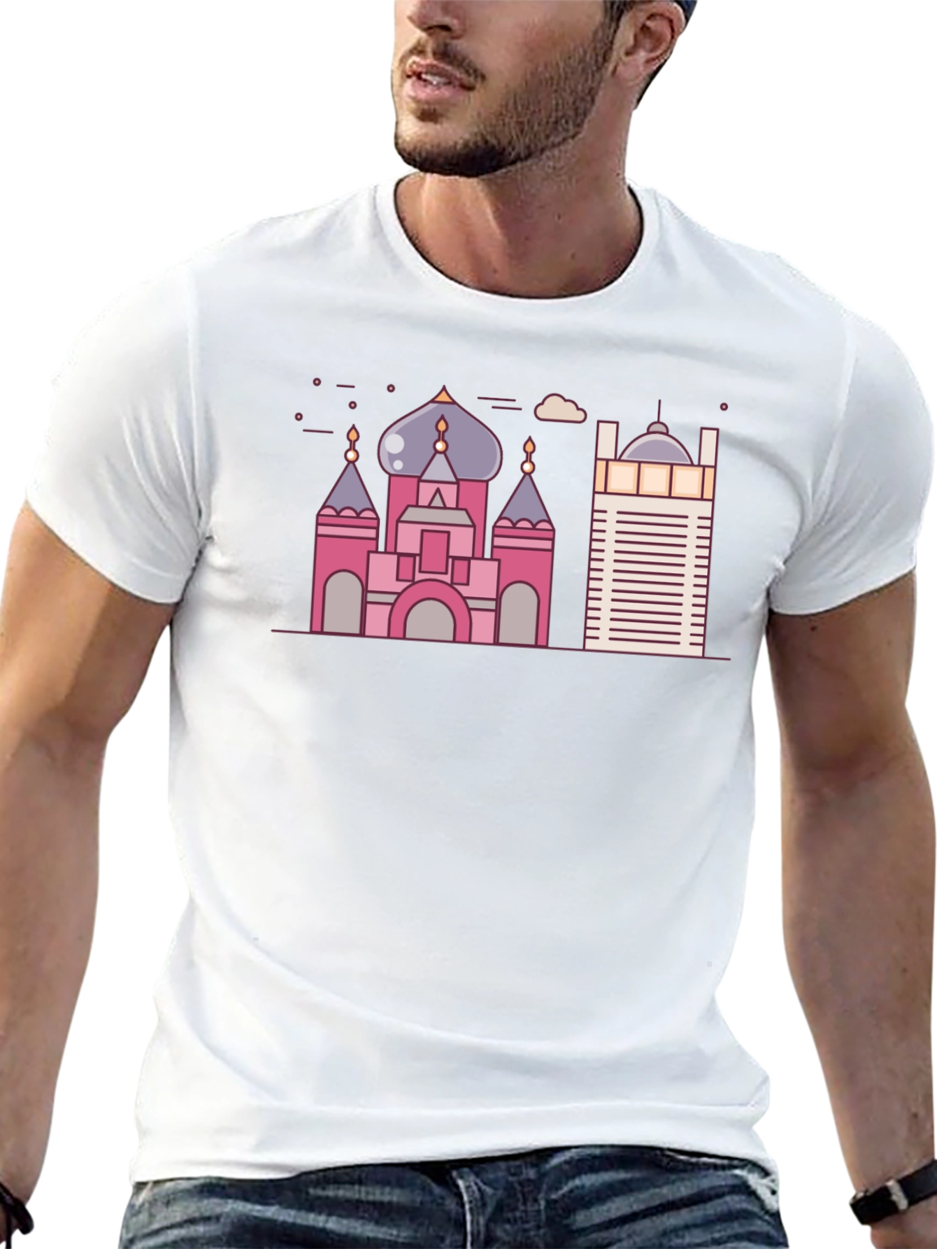Cityscape T-Shirt - Modern Graphic Tee