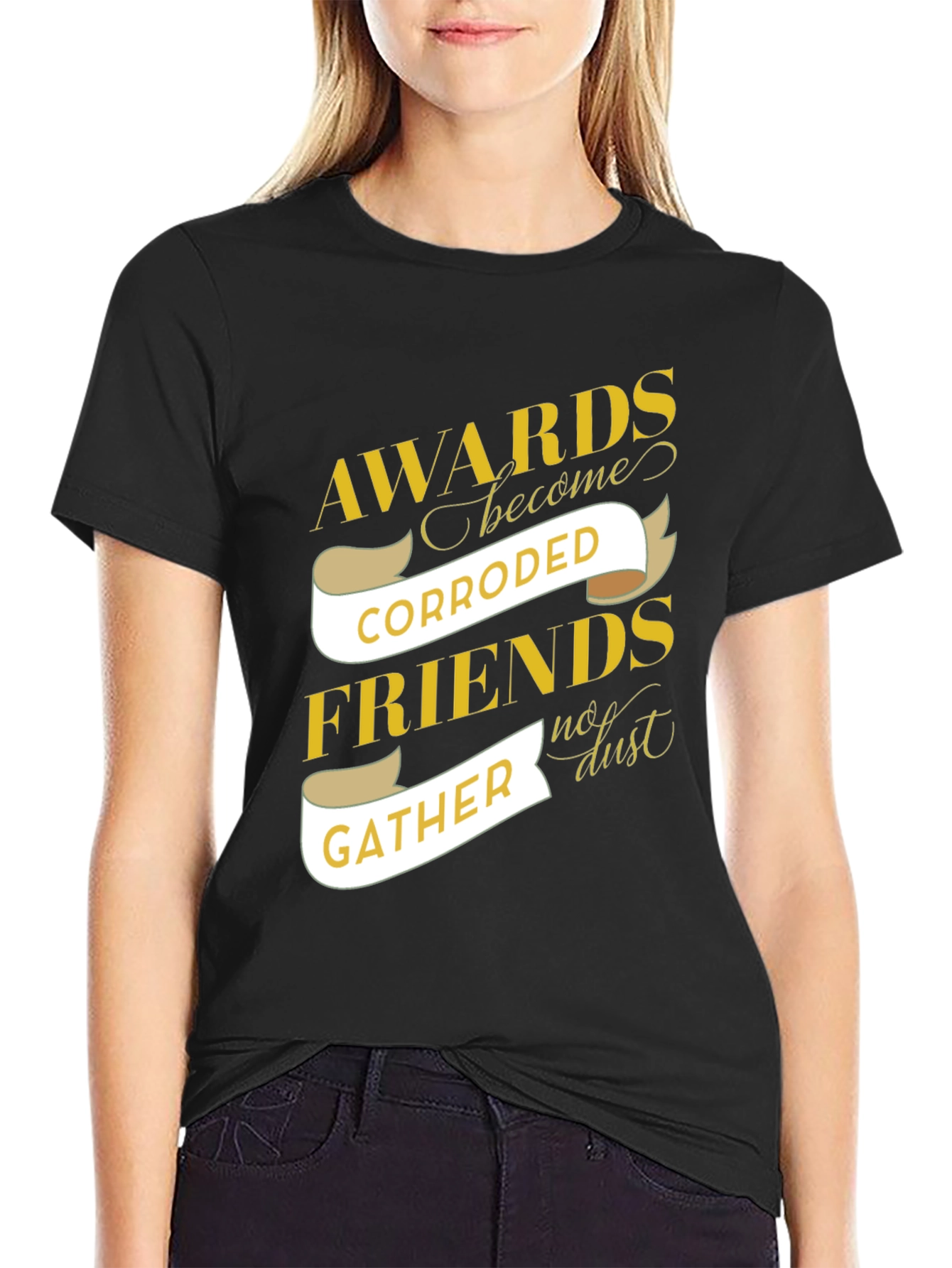 Awards Corroded Friends Gather Graphic T-Shirt