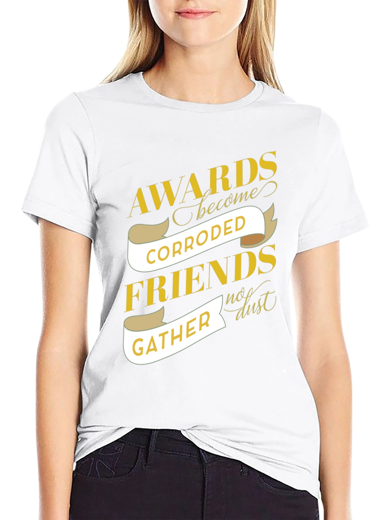 Awards Corroded Friends Gather Graphic T-Shirt