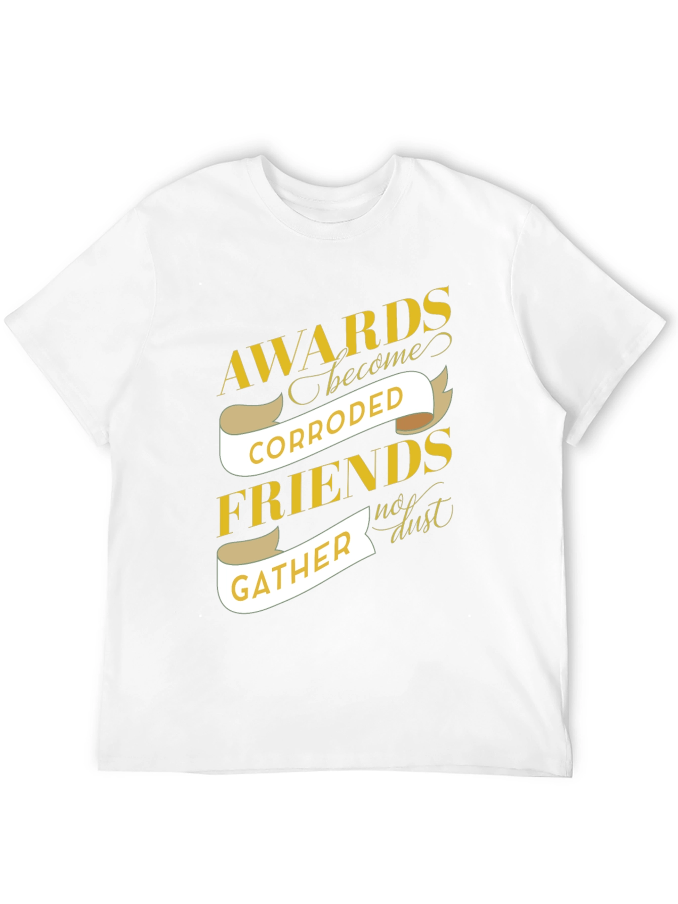Awards Corroded Friends Gather Graphic T-Shirt