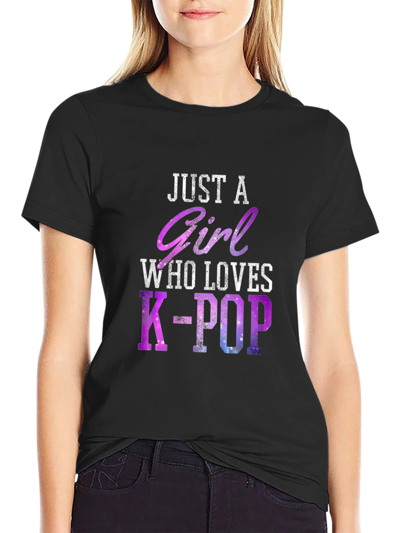 Just A Girl Who Loves K-Pop T-Shirt