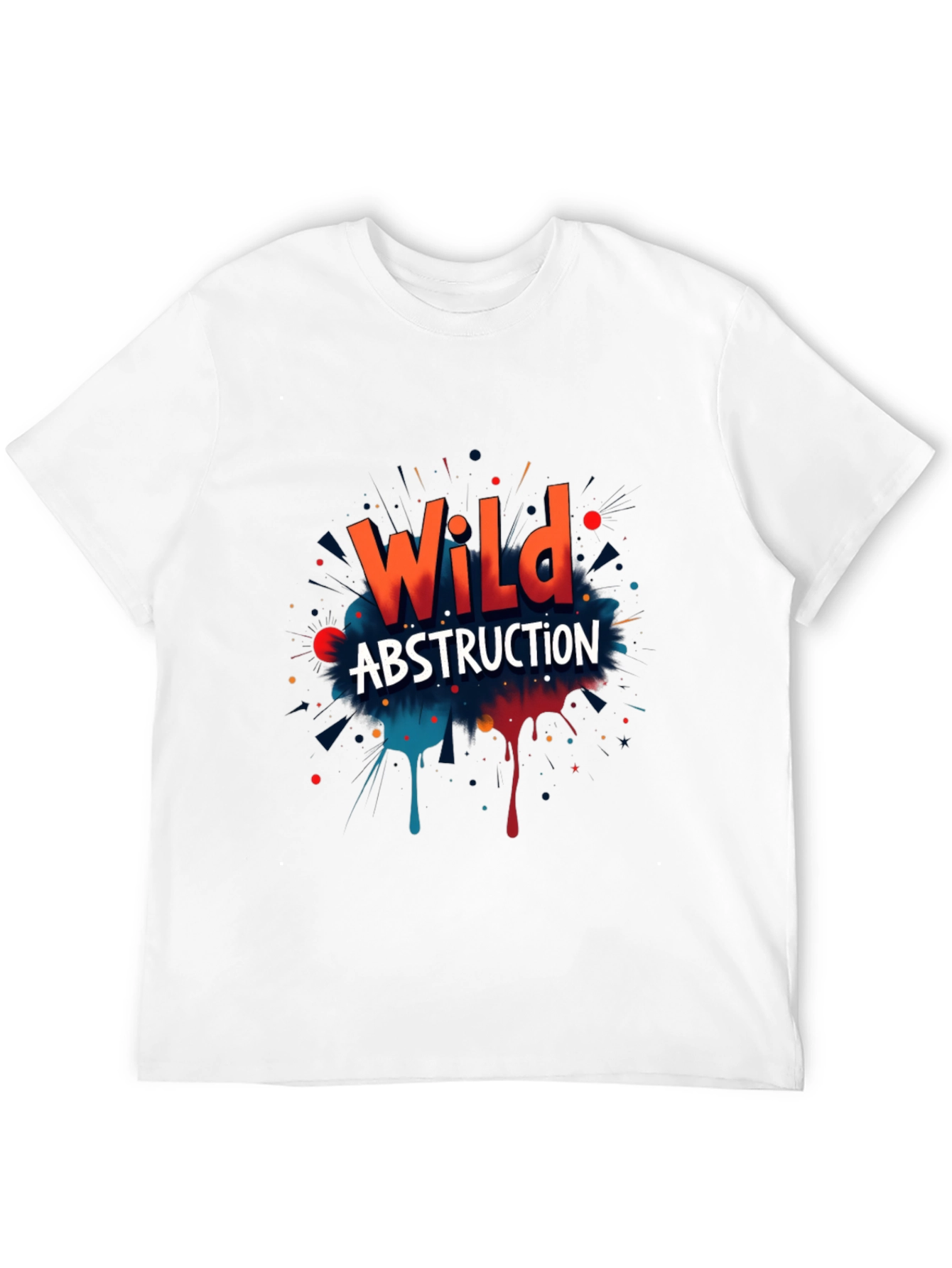 Wild Abstraction Graphic Print T-Shirt
