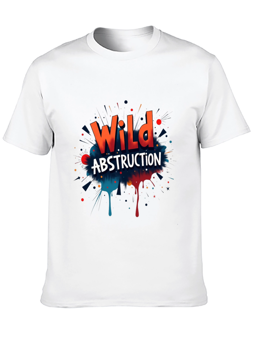 Wild Abstraction Graphic Print T-Shirt