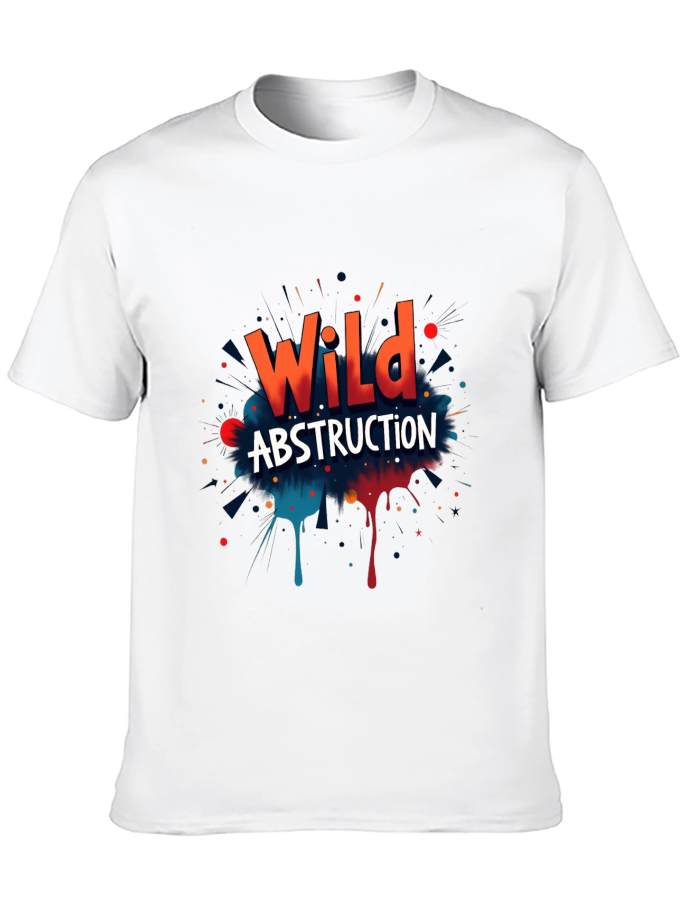 Wild Abstraction Graphic Print T-Shirt