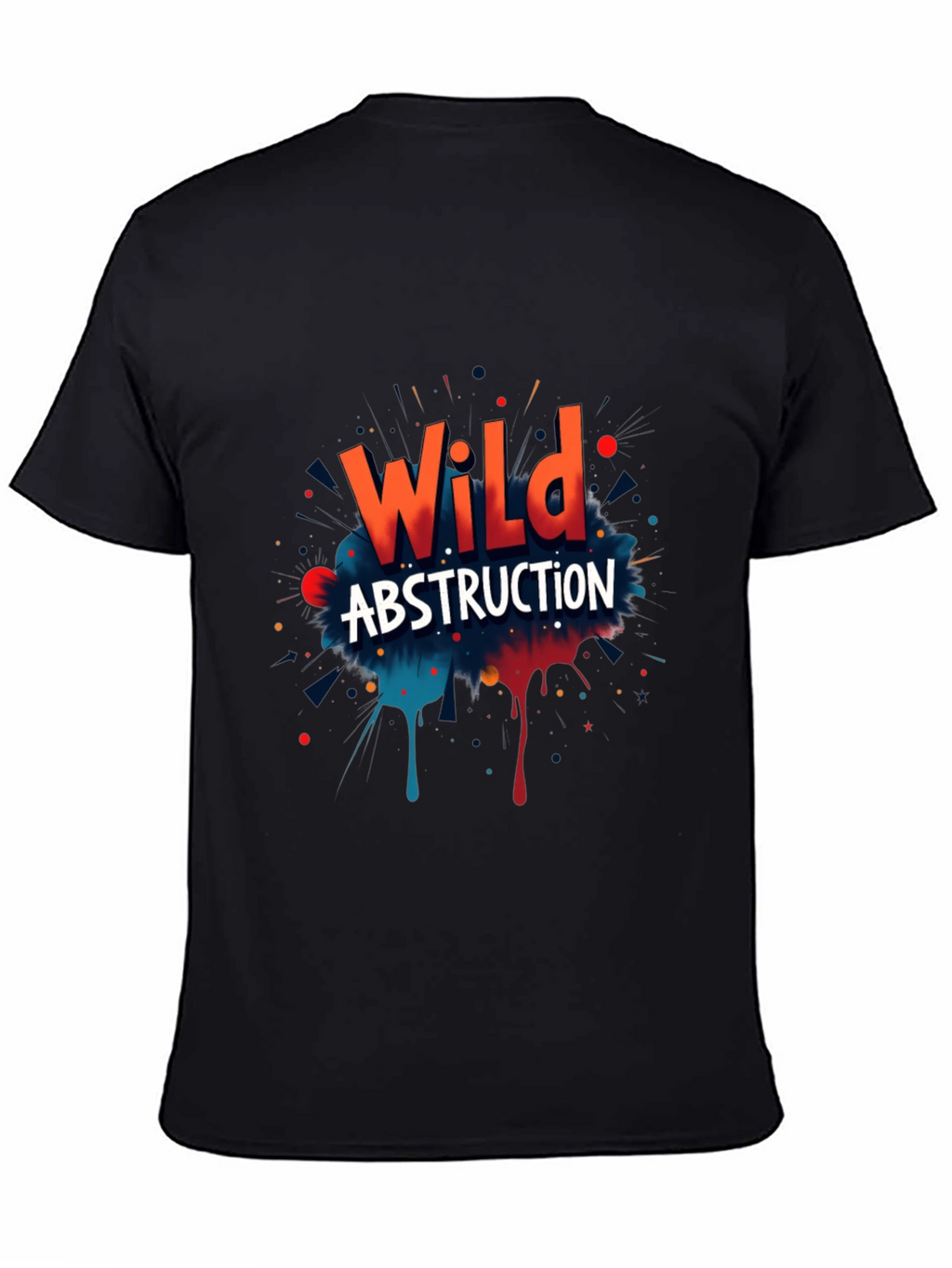 Wild Abstraction Graphic Print T-Shirt