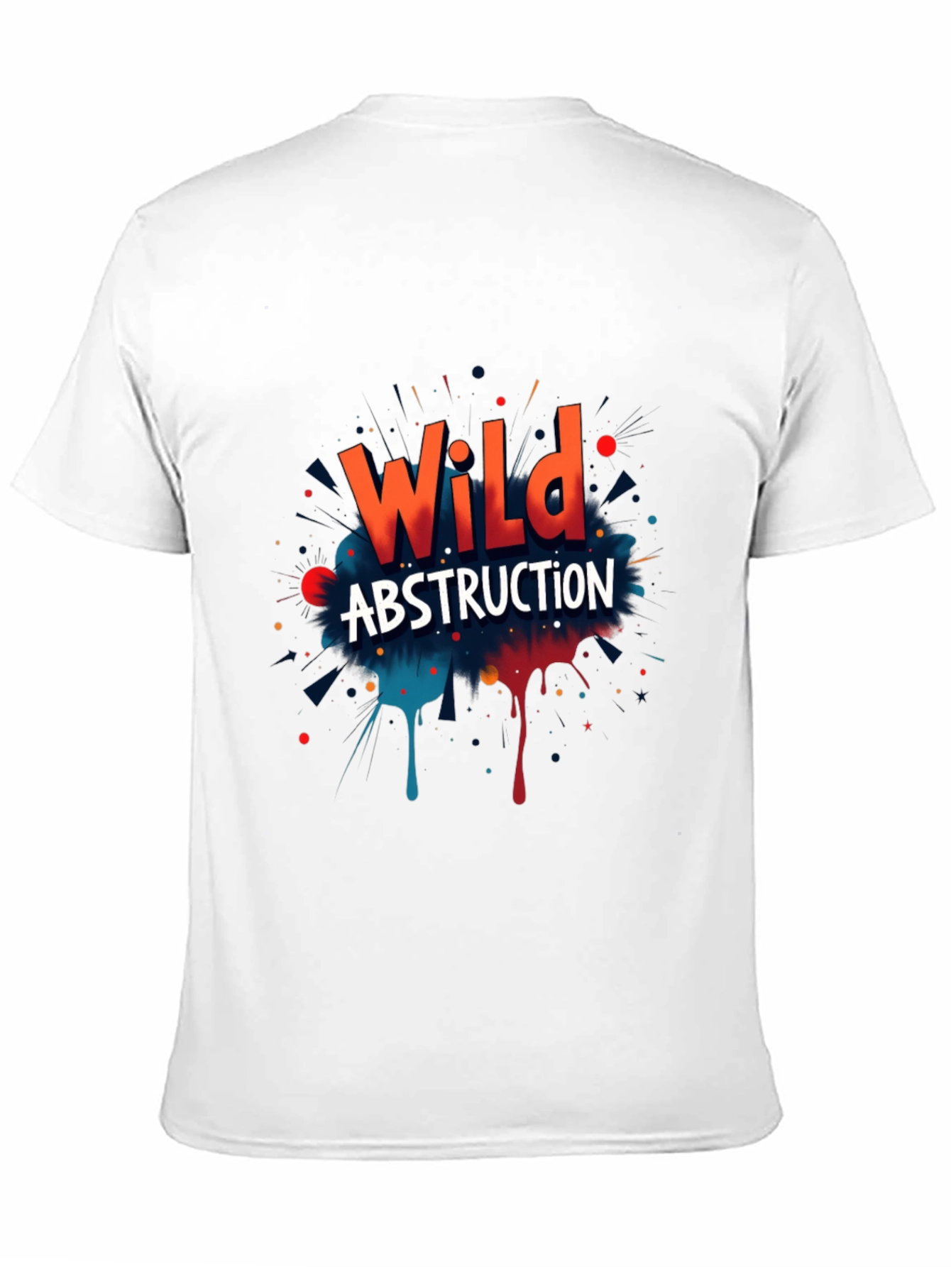 Wild Abstraction Graphic Print T-Shirt