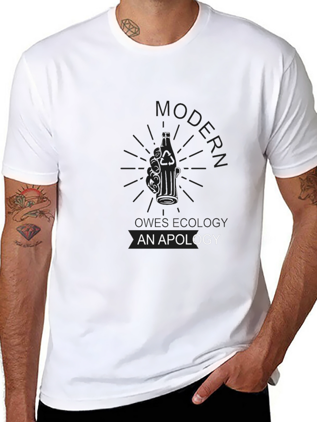 Modern Owls Ecology Apology Graphic Tee