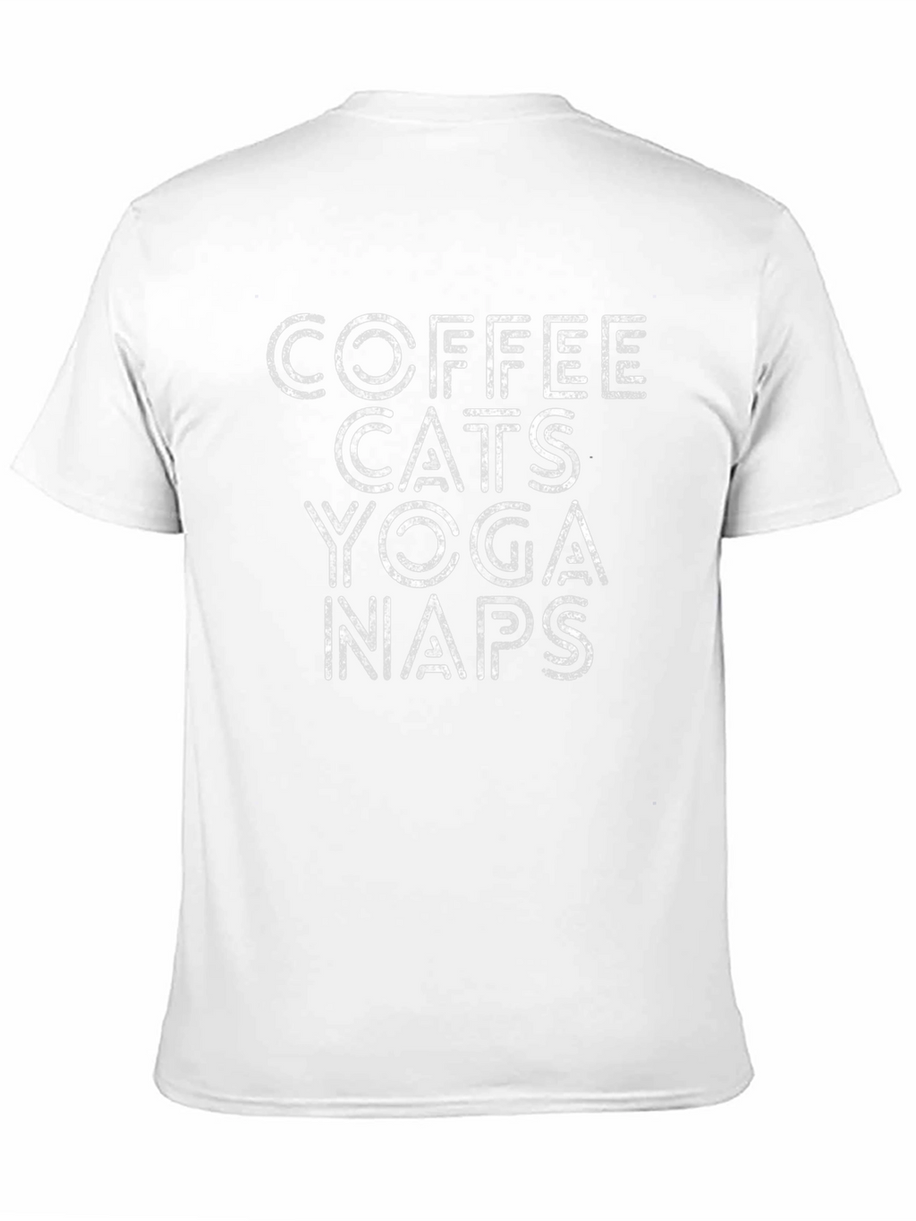 Coffee Cats Yoga Naps Graphic Tee