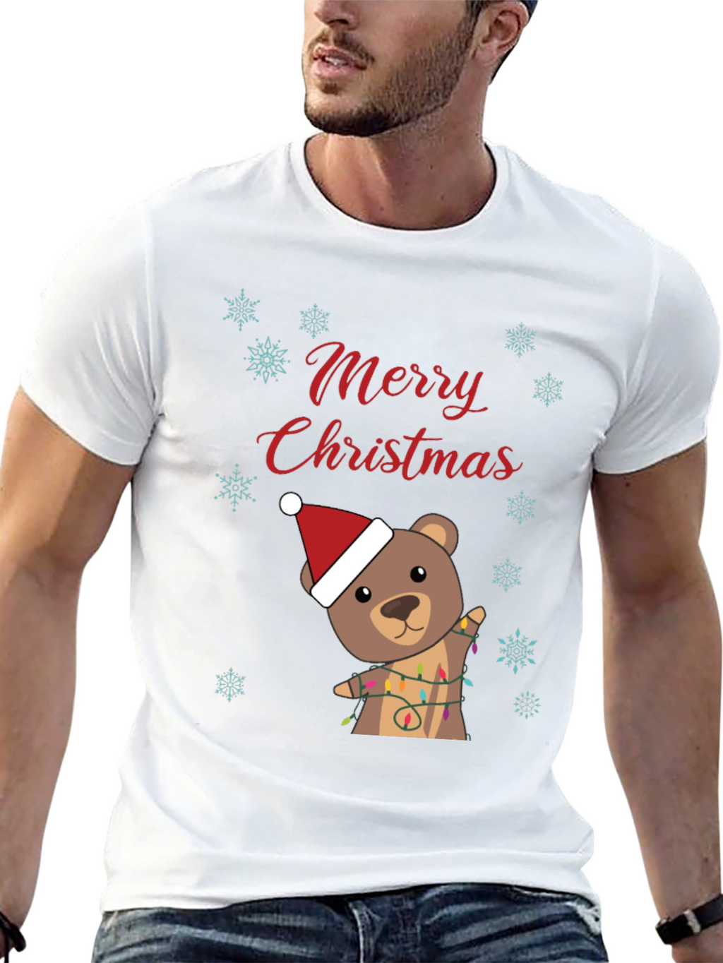 Merry Christmas Bear T-Shirt