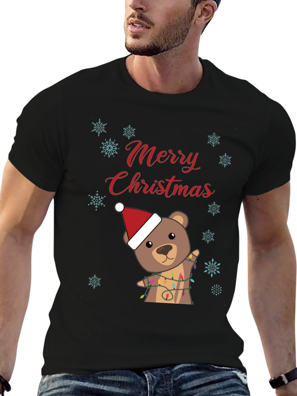 Merry Christmas Bear T-Shirt
