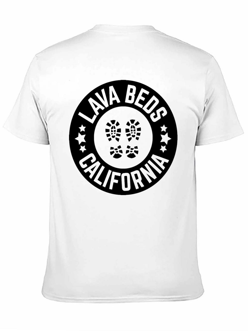 Lava Beds California Black Graphic T-Shirt