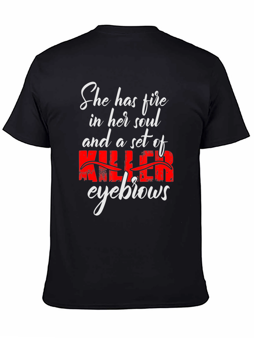 Fire Soul Killer Eyebrows Graphic Tee