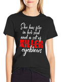 Fire Soul Killer Eyebrows Graphic Tee