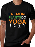Eat More Plants Do Yoga Graphic Tee
