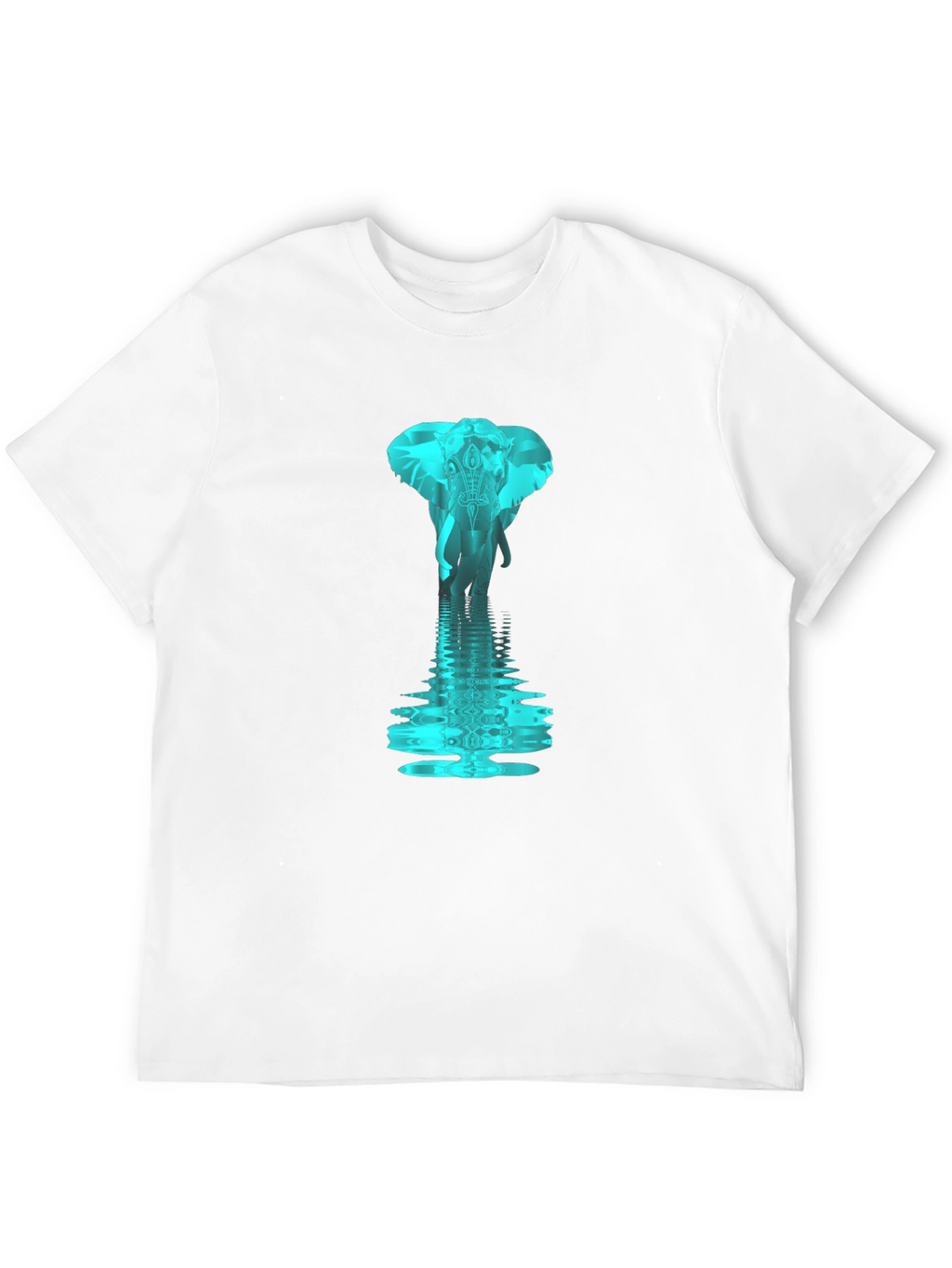 Elephant Reflection Graphic T-Shirt