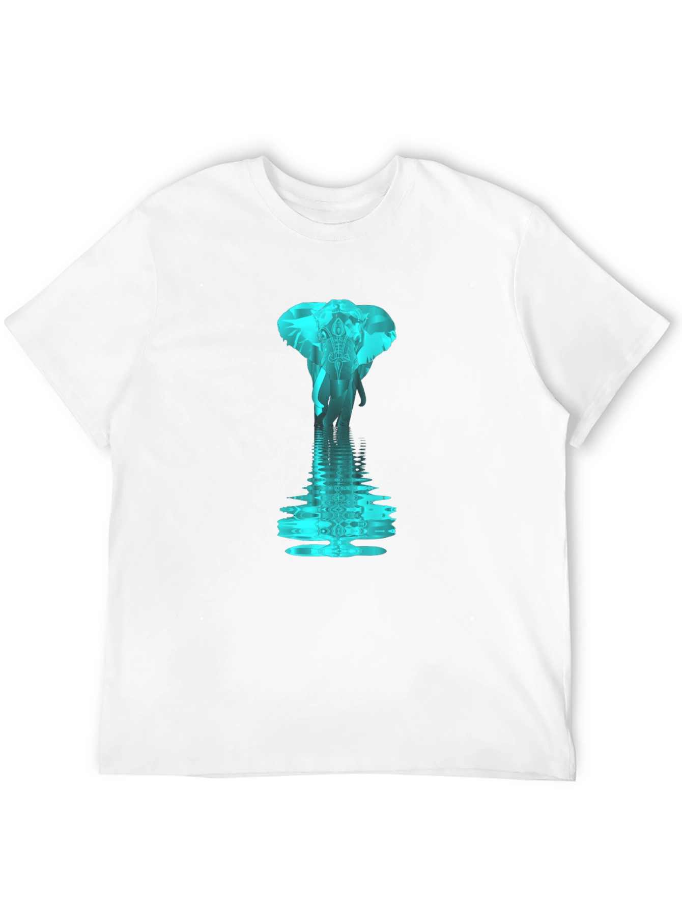 Elephant Reflection Graphic T-Shirt