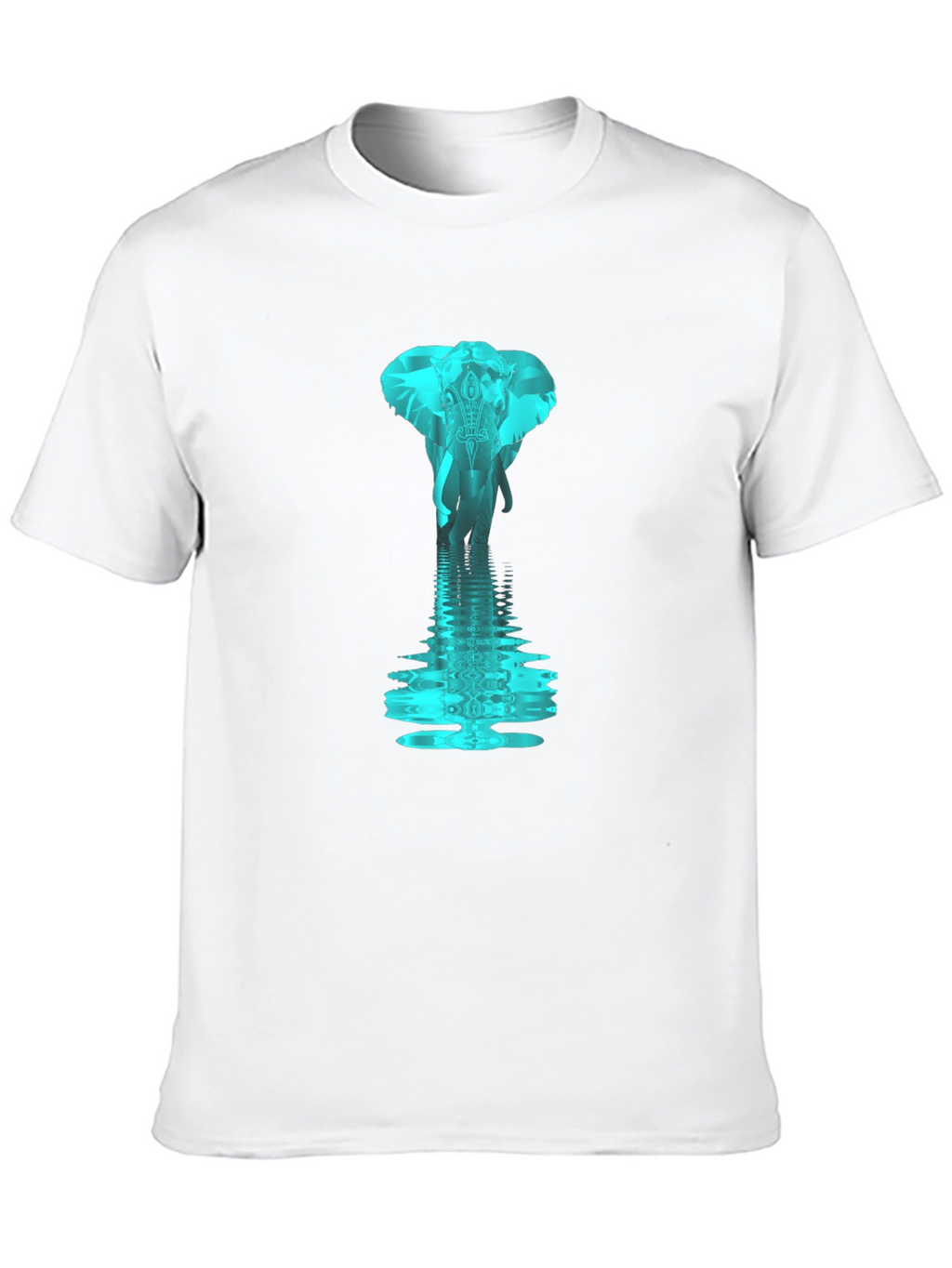 Elephant Reflection Graphic T-Shirt