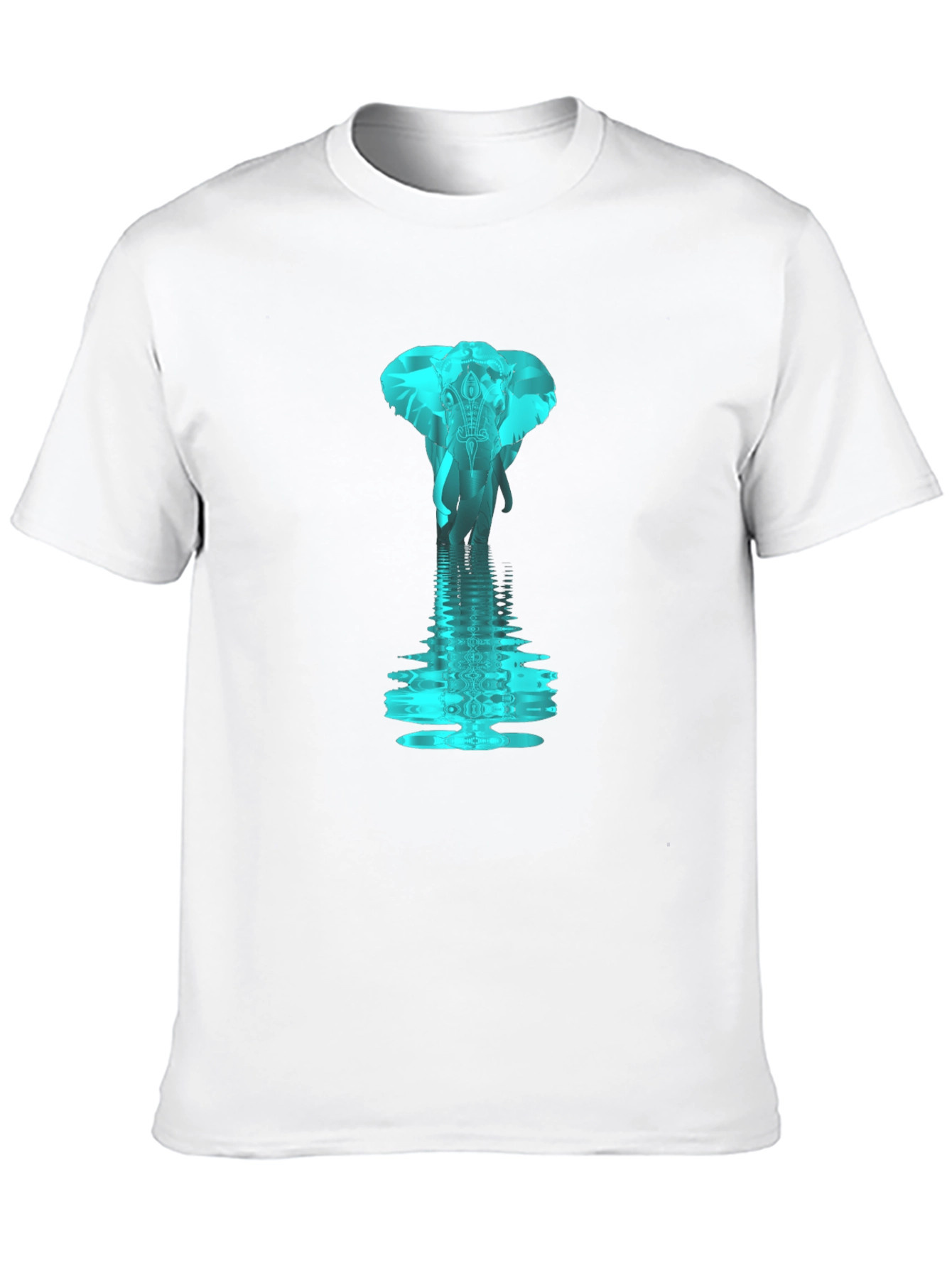 Elephant Reflection Graphic T-Shirt