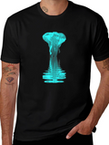 Elephant Reflection Graphic T-Shirt