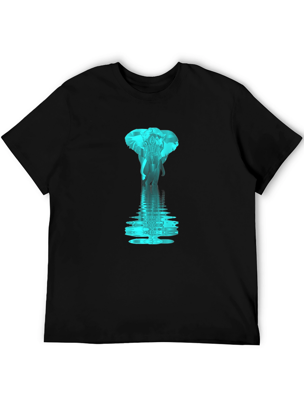 Elephant Reflection Graphic T-Shirt