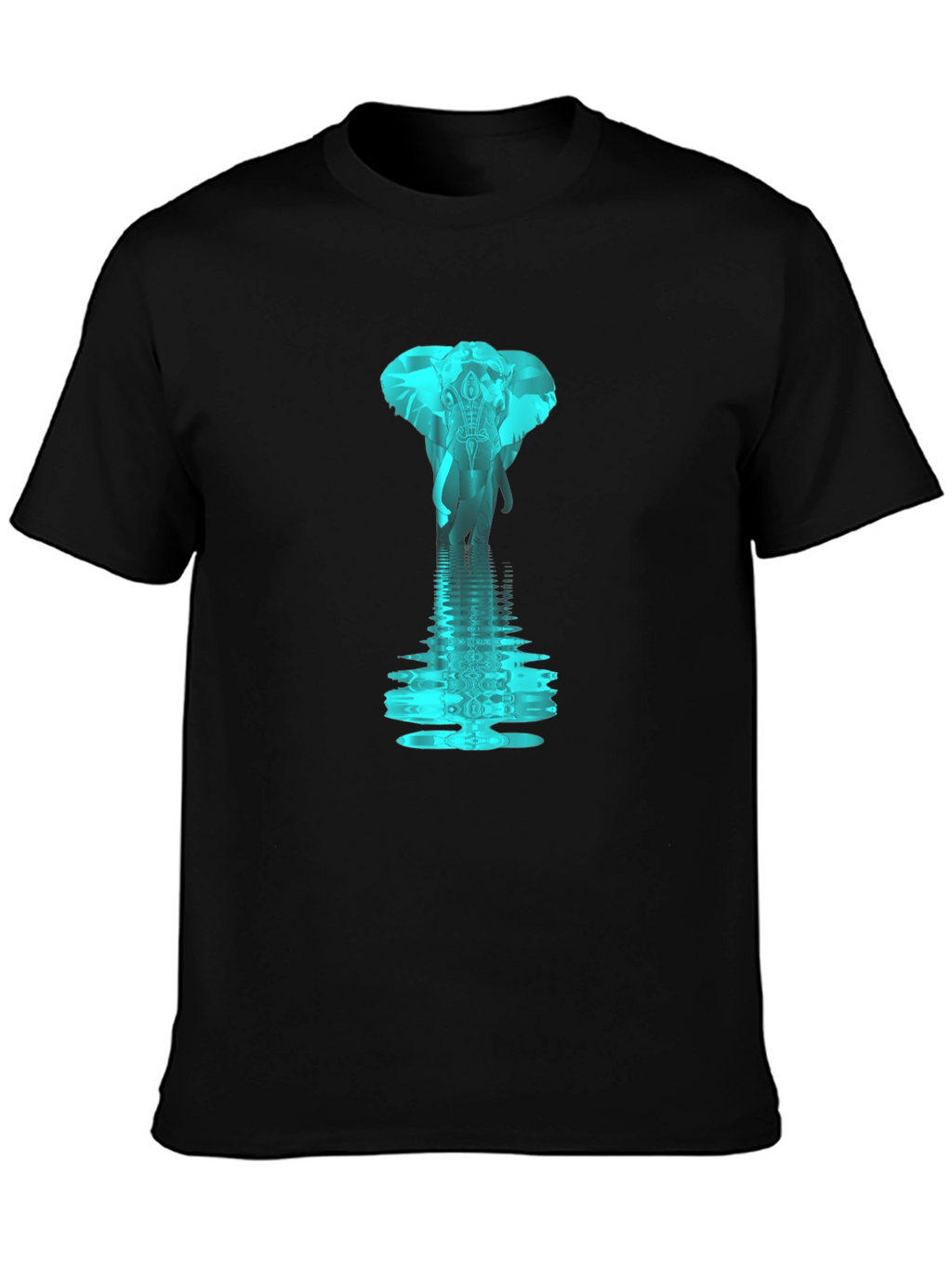 Elephant Reflection Graphic T-Shirt