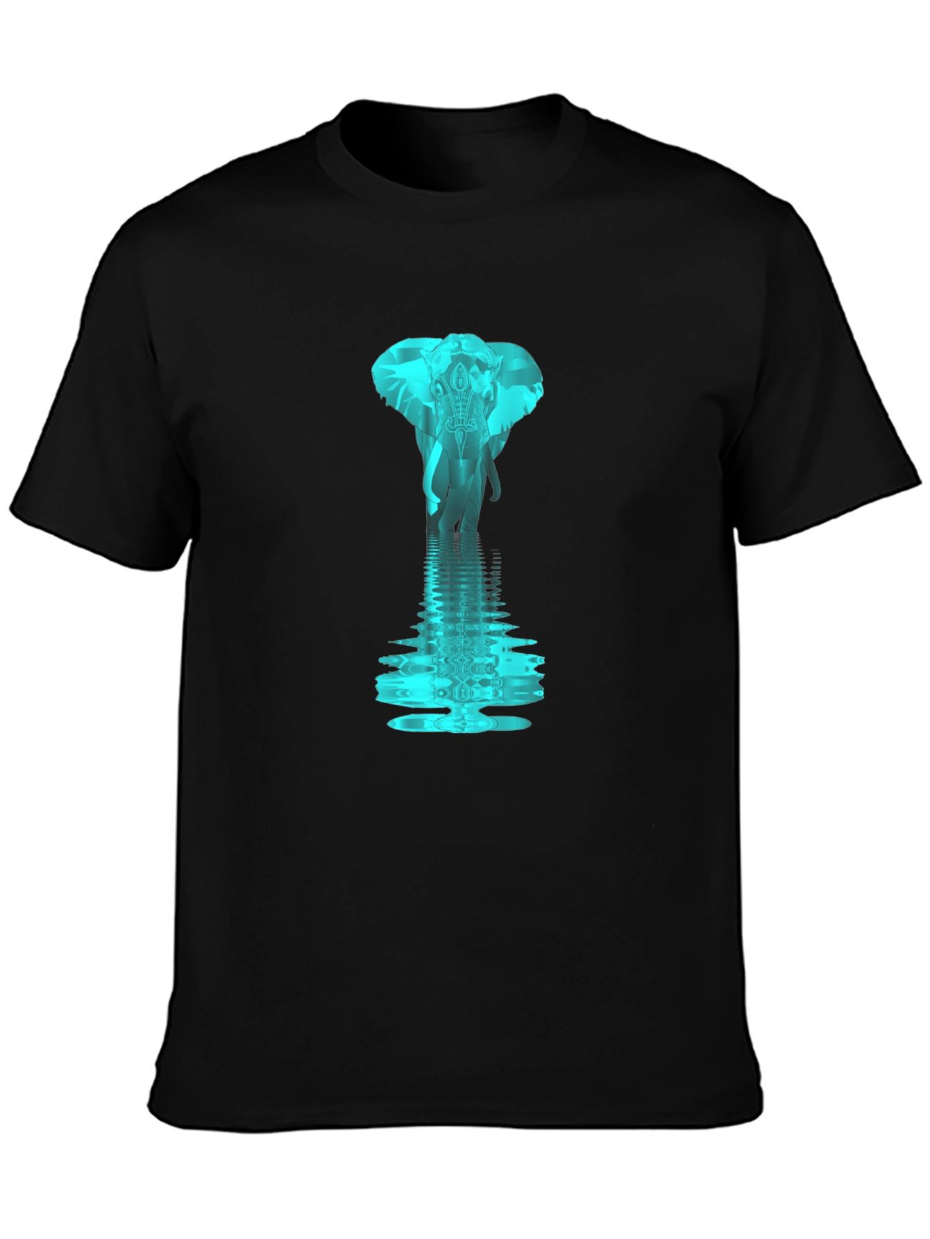 Elephant Reflection Graphic T-Shirt