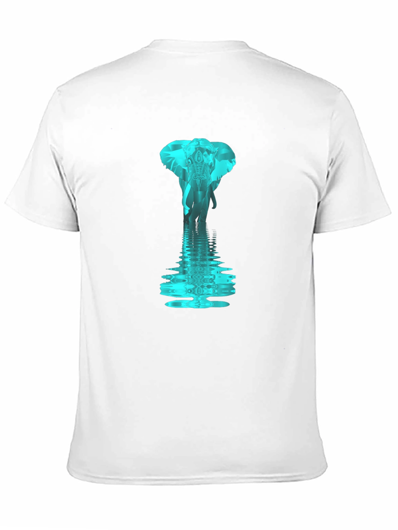 Elephant Reflection Graphic T-Shirt