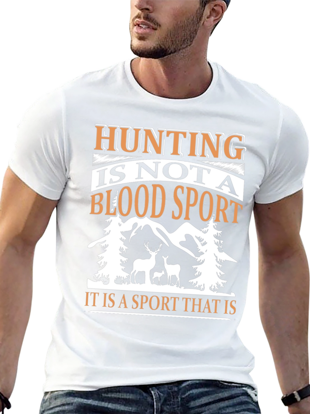 Hunting Is Not A Blood Sport Graphic Tee