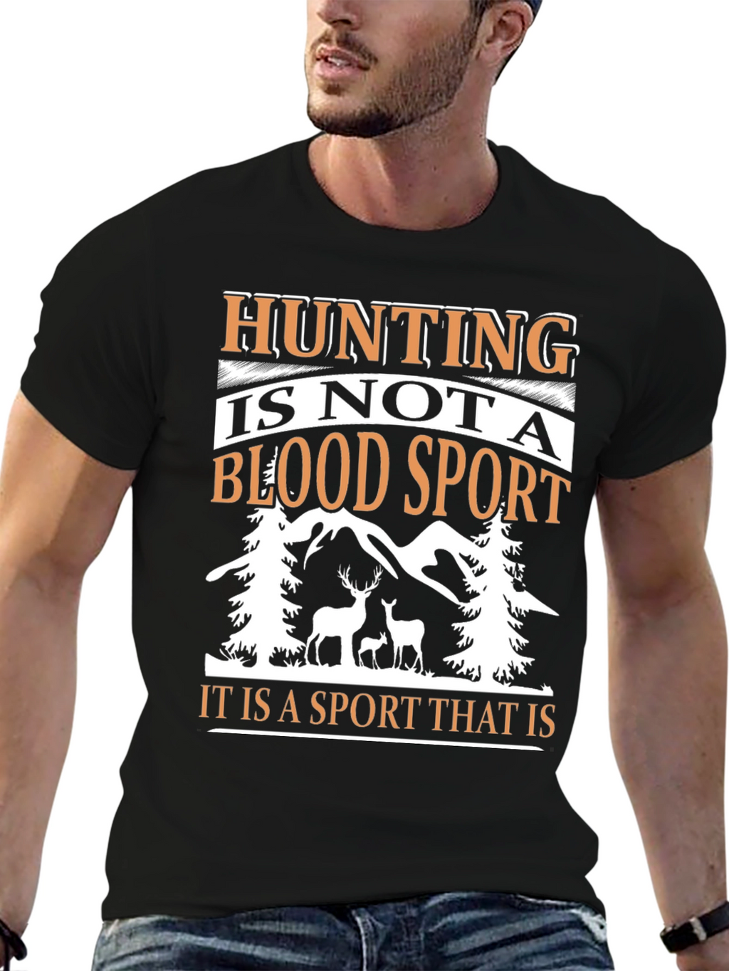 Hunting Is Not A Blood Sport Graphic Tee