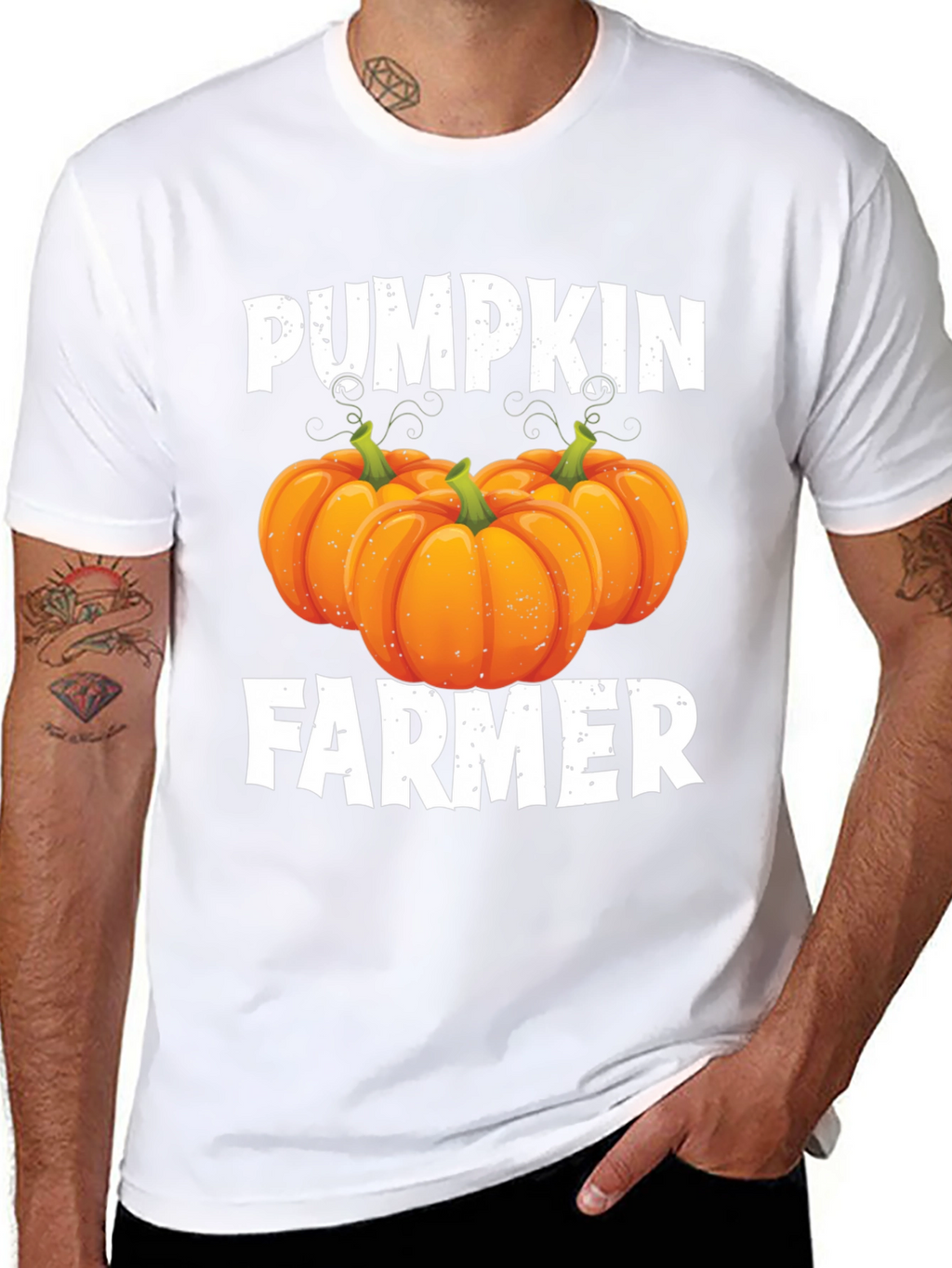 Pumpkin Farmer Halloween T-Shirt