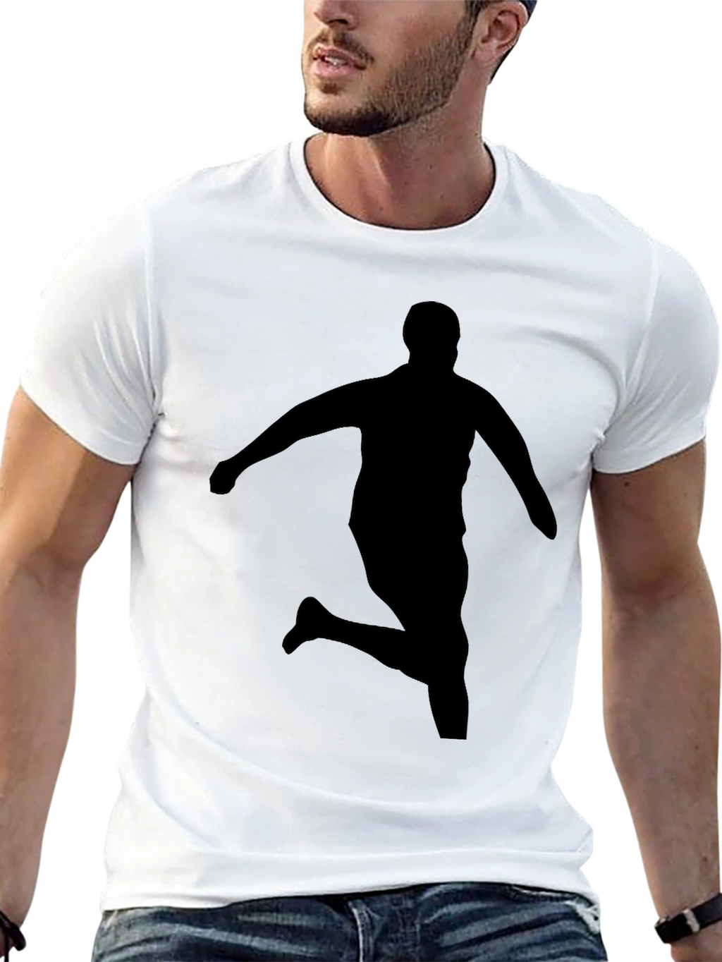 Silhouette Runner Black T-Shirt