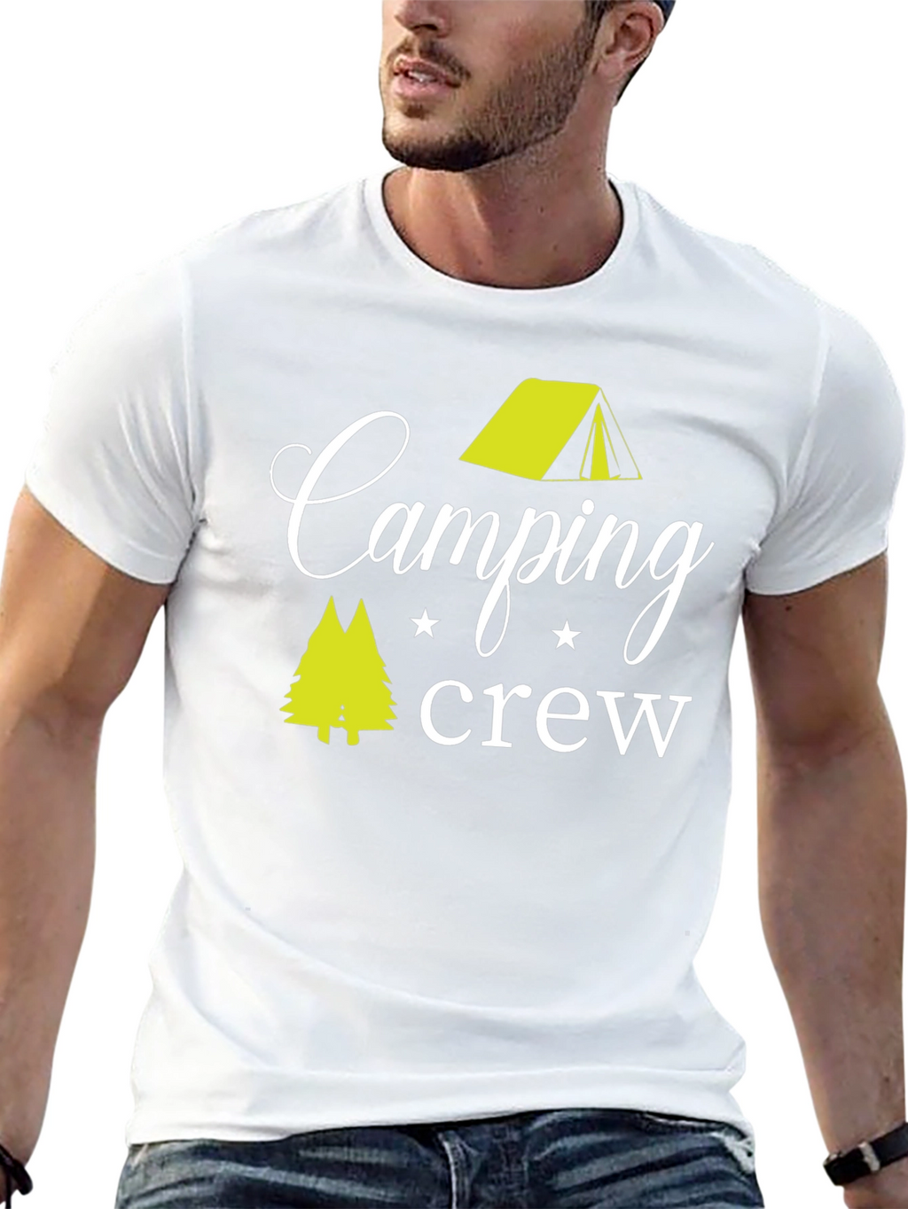 Camping Crew Graphic Tee - Adventure Ready Shirt