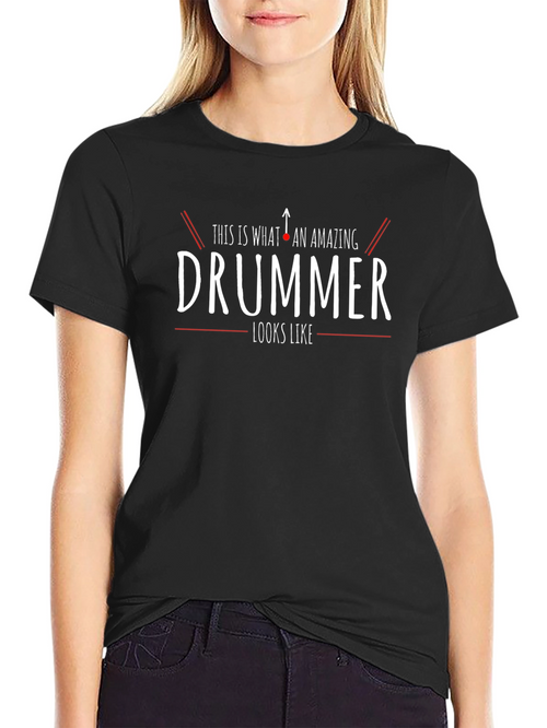 Amazing Drummer T-Shirt - Perfect Gift