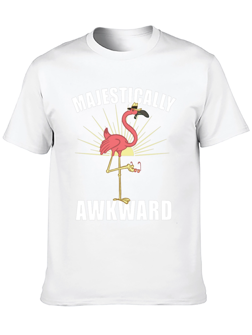 Majestically Awkward Flamingo T-Shirt