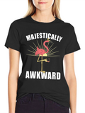 Majestically Awkward Flamingo T-Shirt