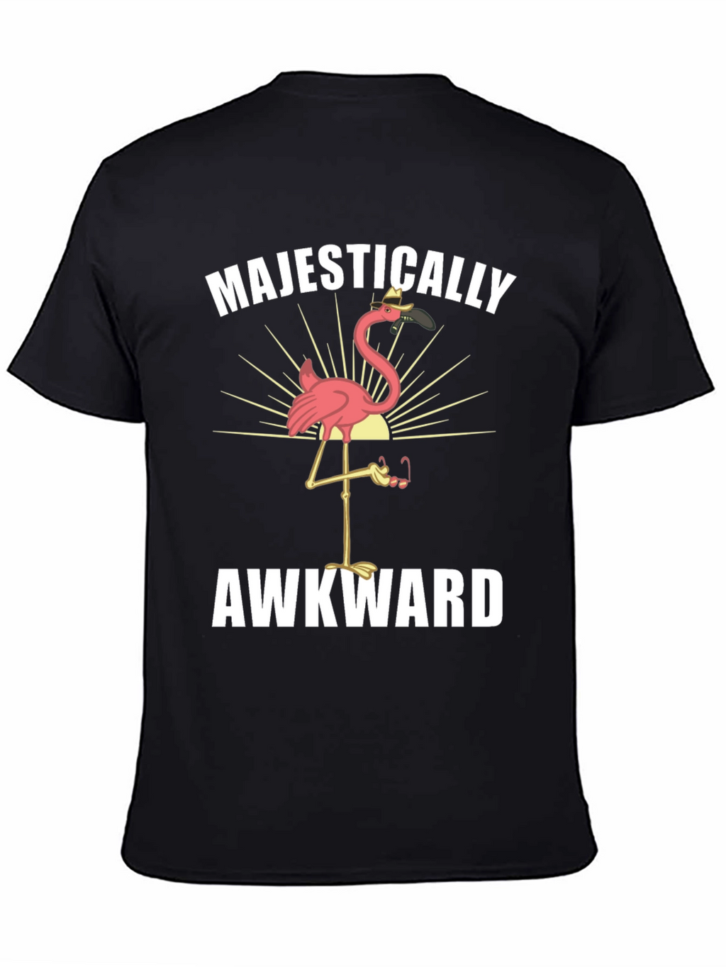 Majestically Awkward Flamingo T-Shirt