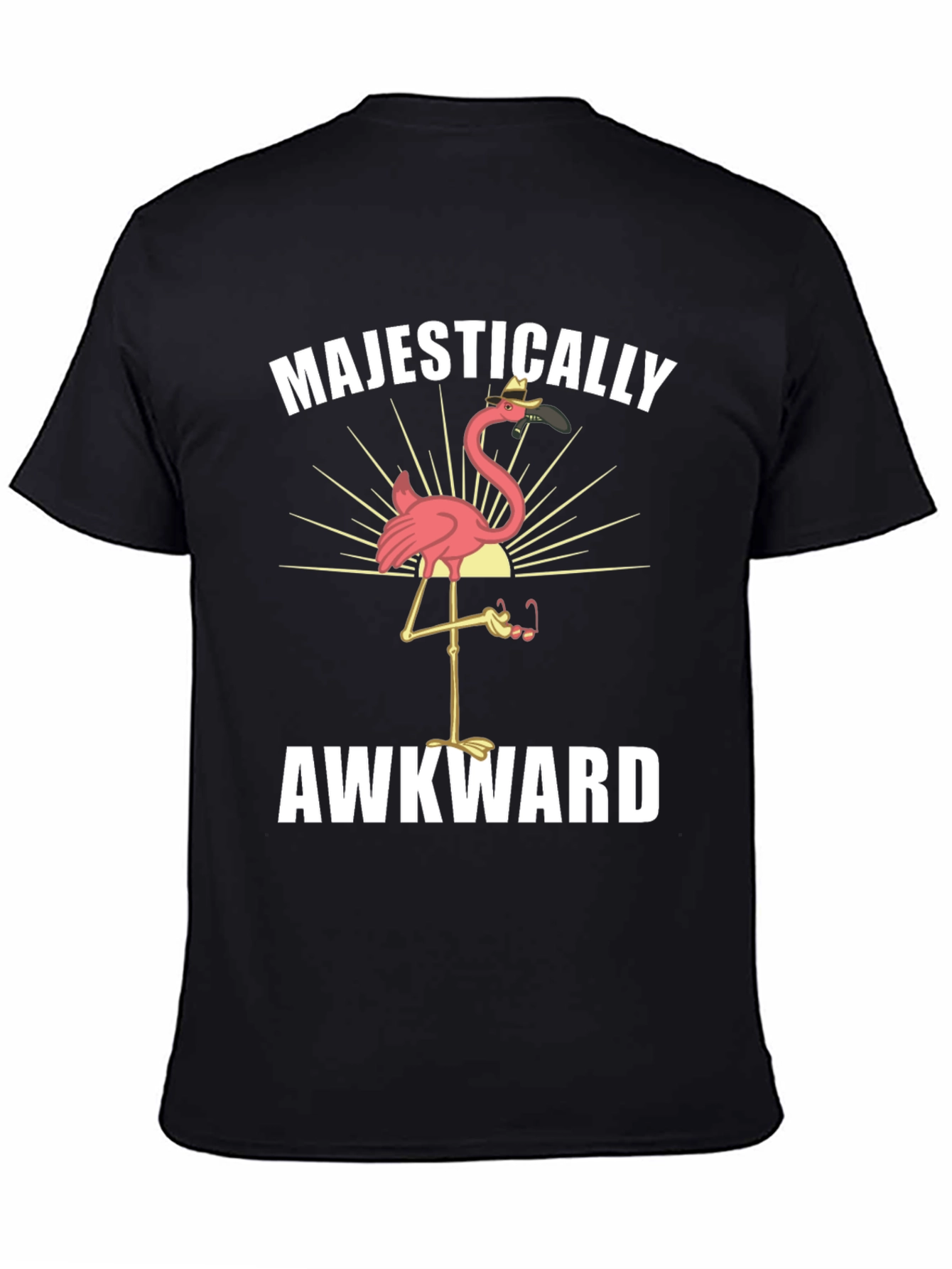 Majestically Awkward Flamingo T-Shirt