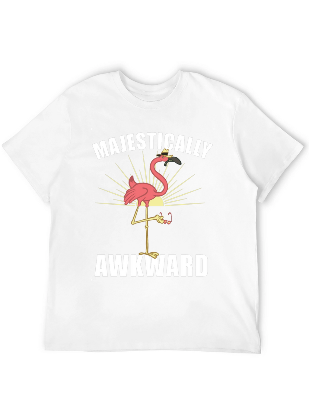 Majestically Awkward Flamingo T-Shirt