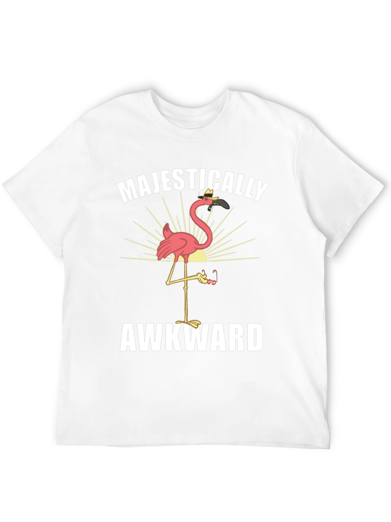 Majestically Awkward Flamingo T-Shirt