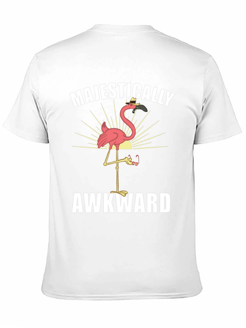 Majestically Awkward Flamingo T-Shirt