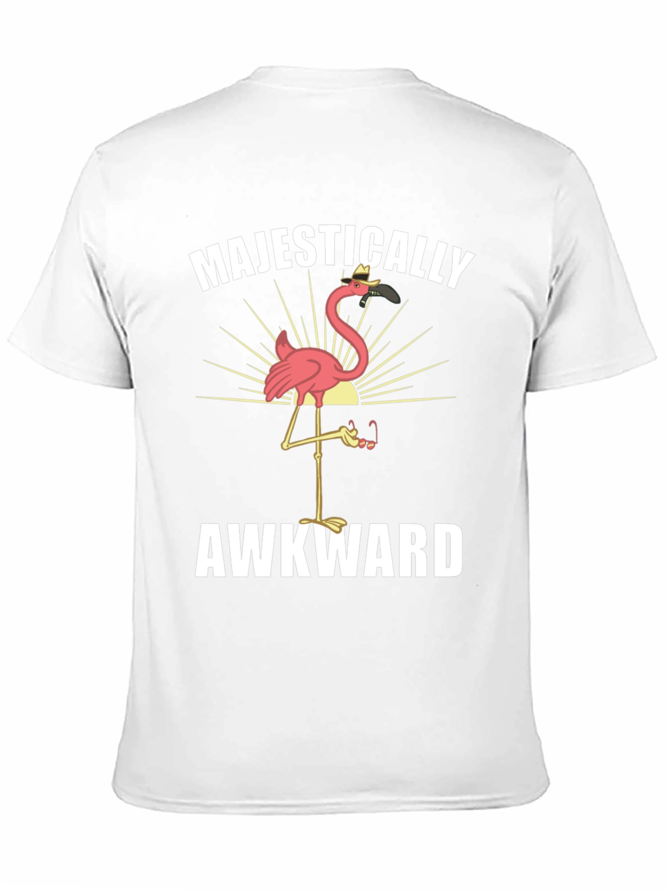 Majestically Awkward Flamingo T-Shirt