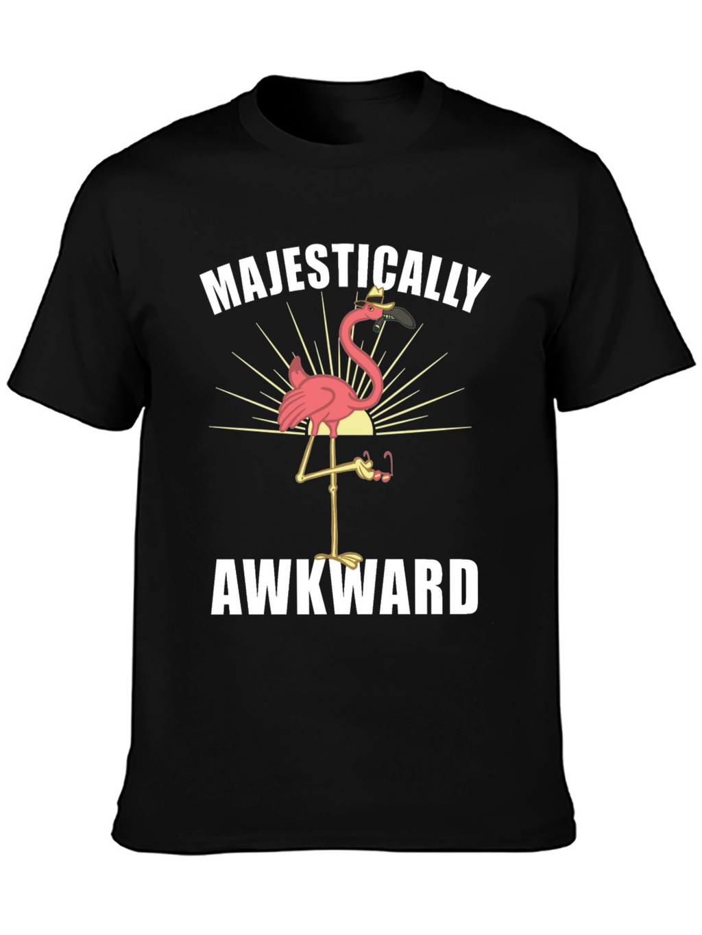 Majestically Awkward Flamingo T-Shirt