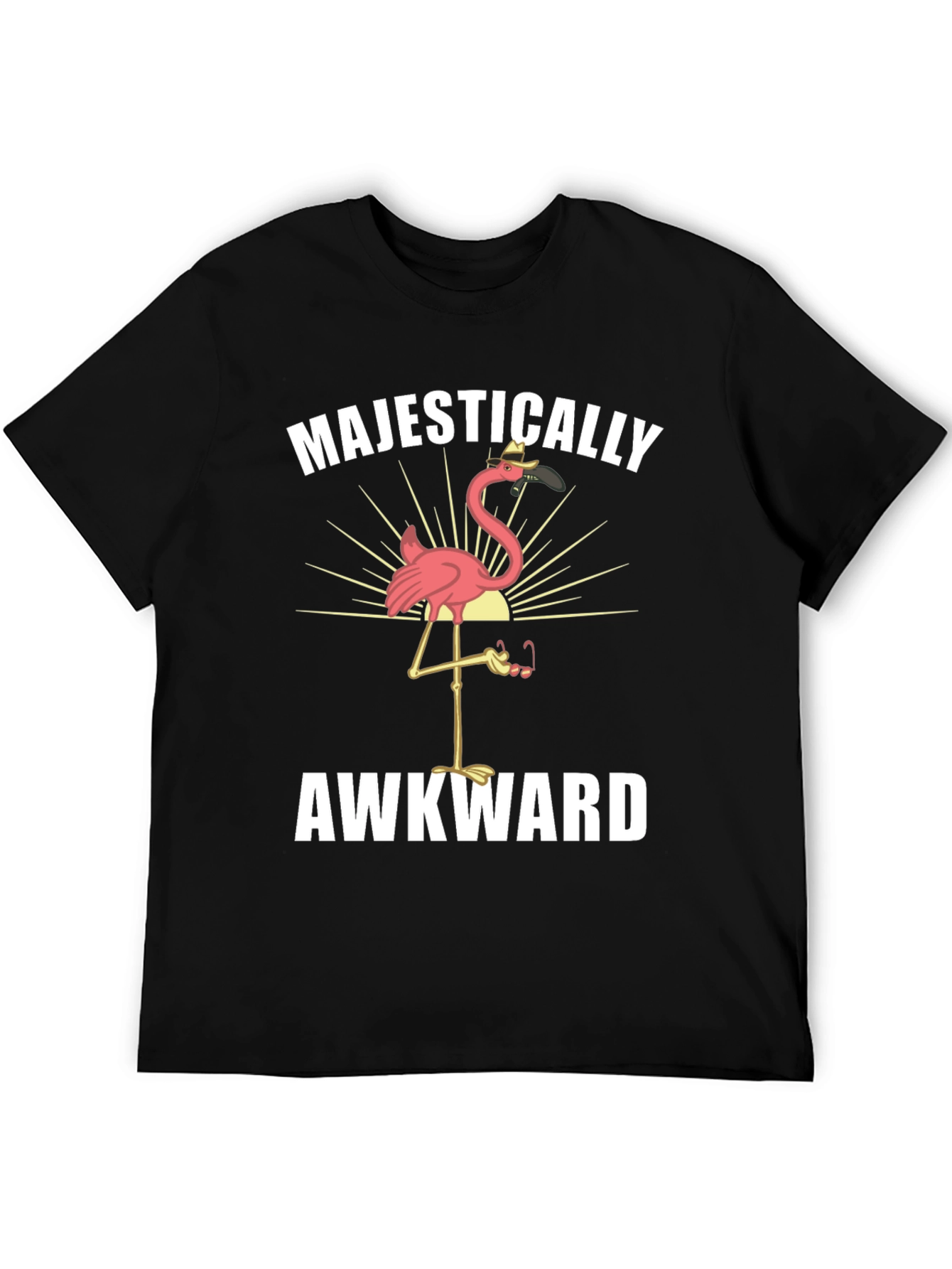 Majestically Awkward Flamingo T-Shirt