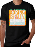 Baking is Fun Graphic T-Shirt