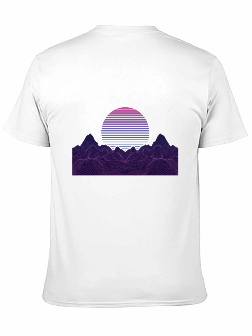 Retro Sunset Graphic Tee - Synthwave Design
