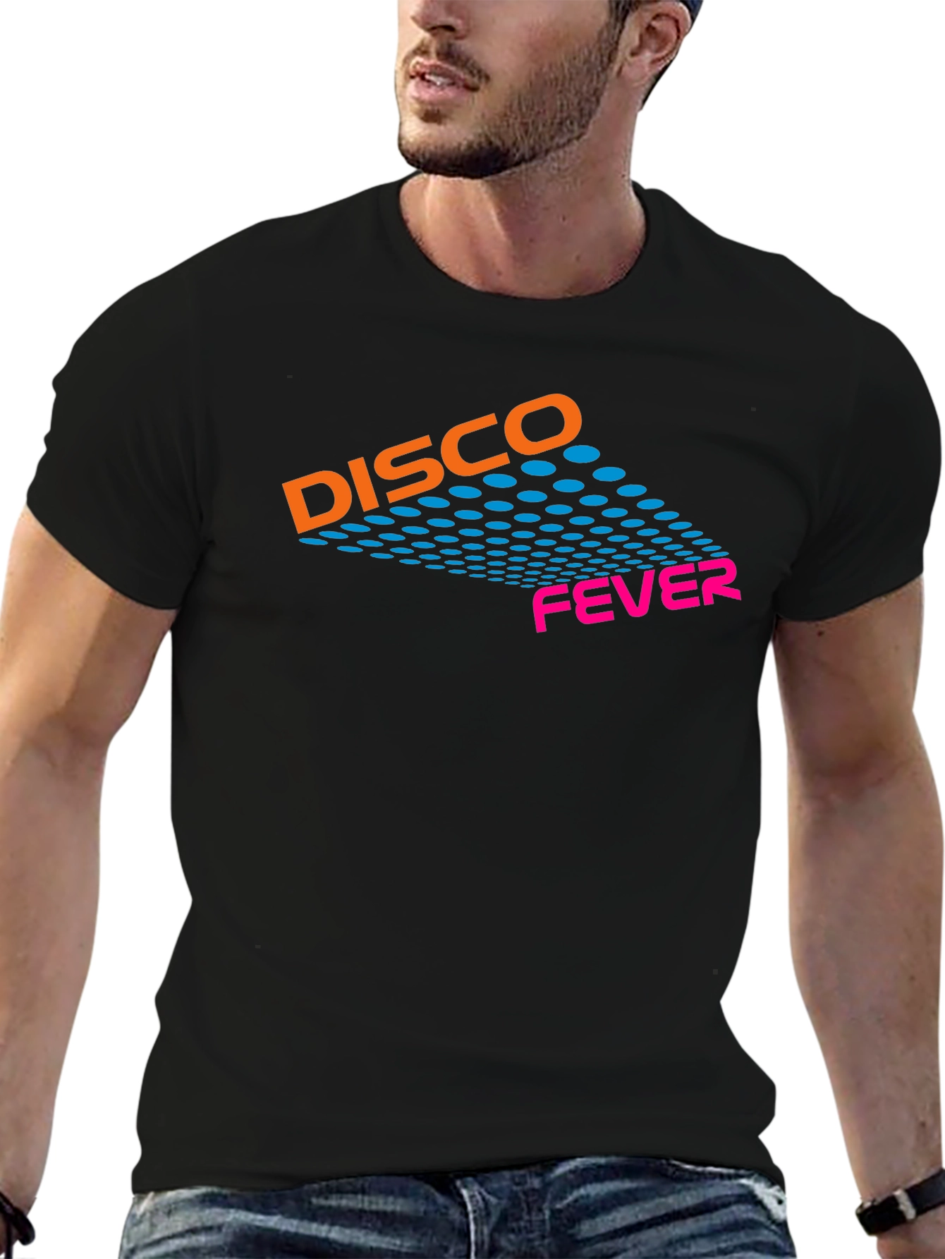 Disco Fever Graphic Tee - Retro Party Shirt