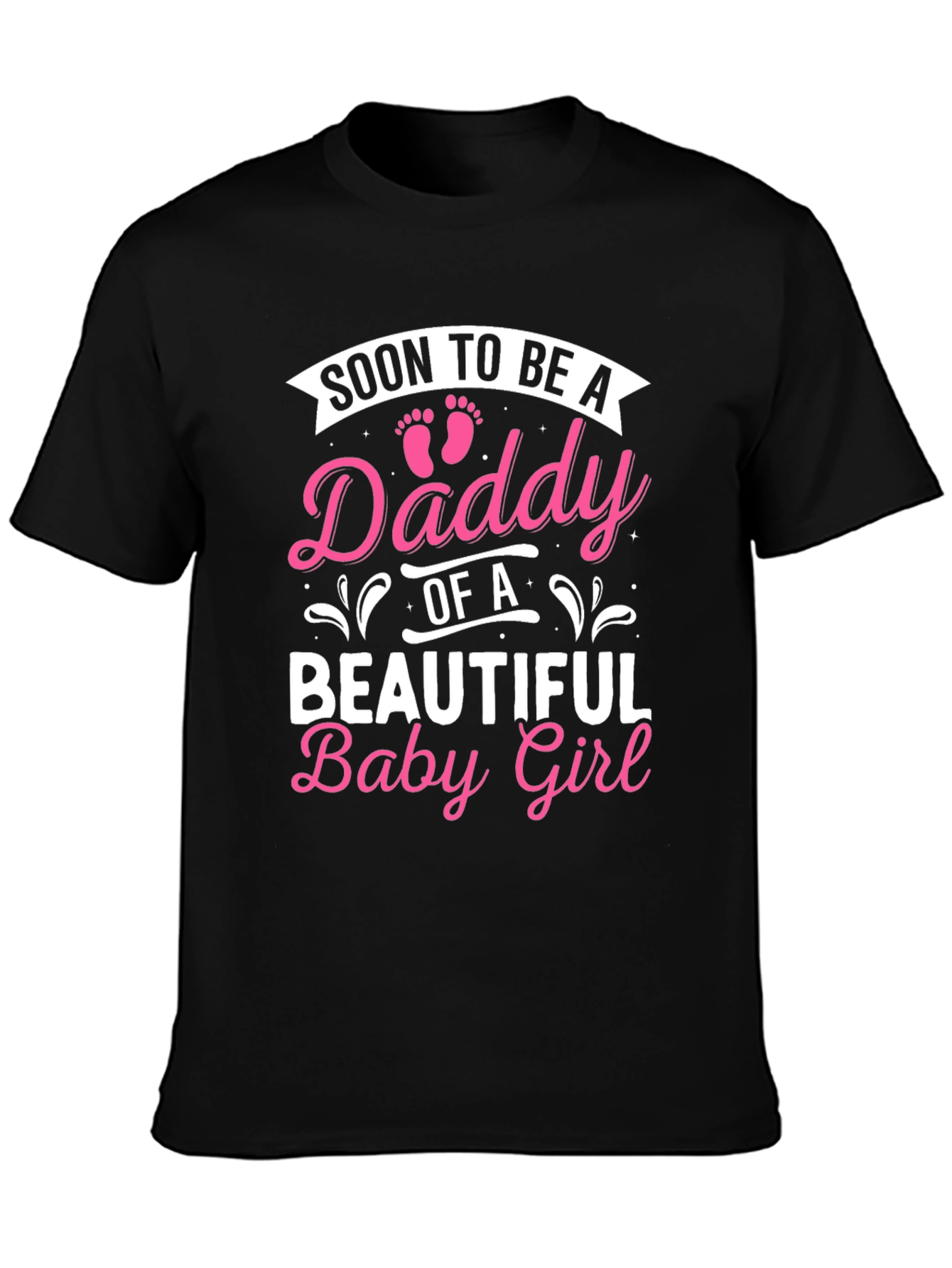 Soon To Be A Daddy Baby Girl T-Shirt