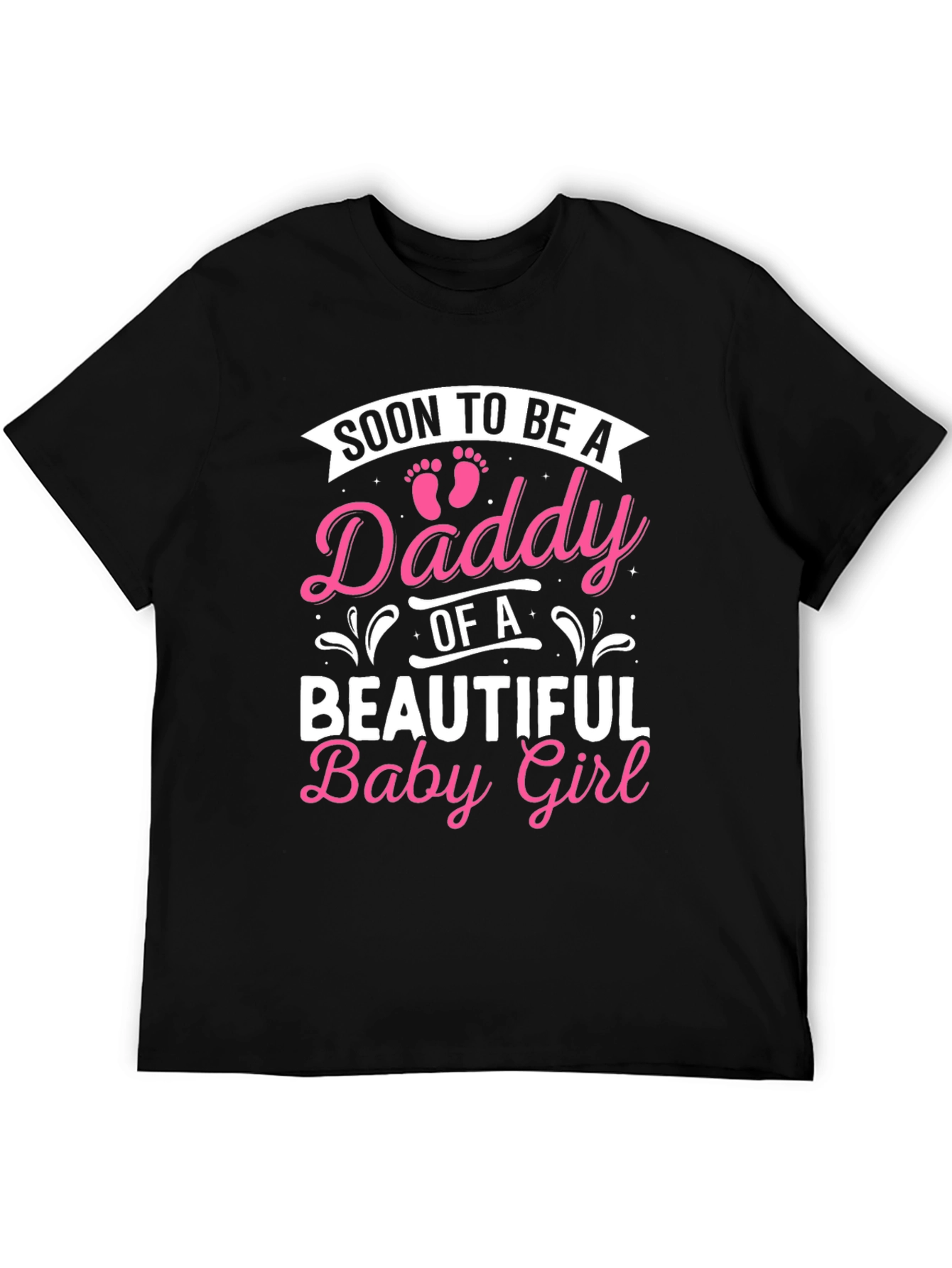Soon To Be A Daddy Baby Girl T-Shirt